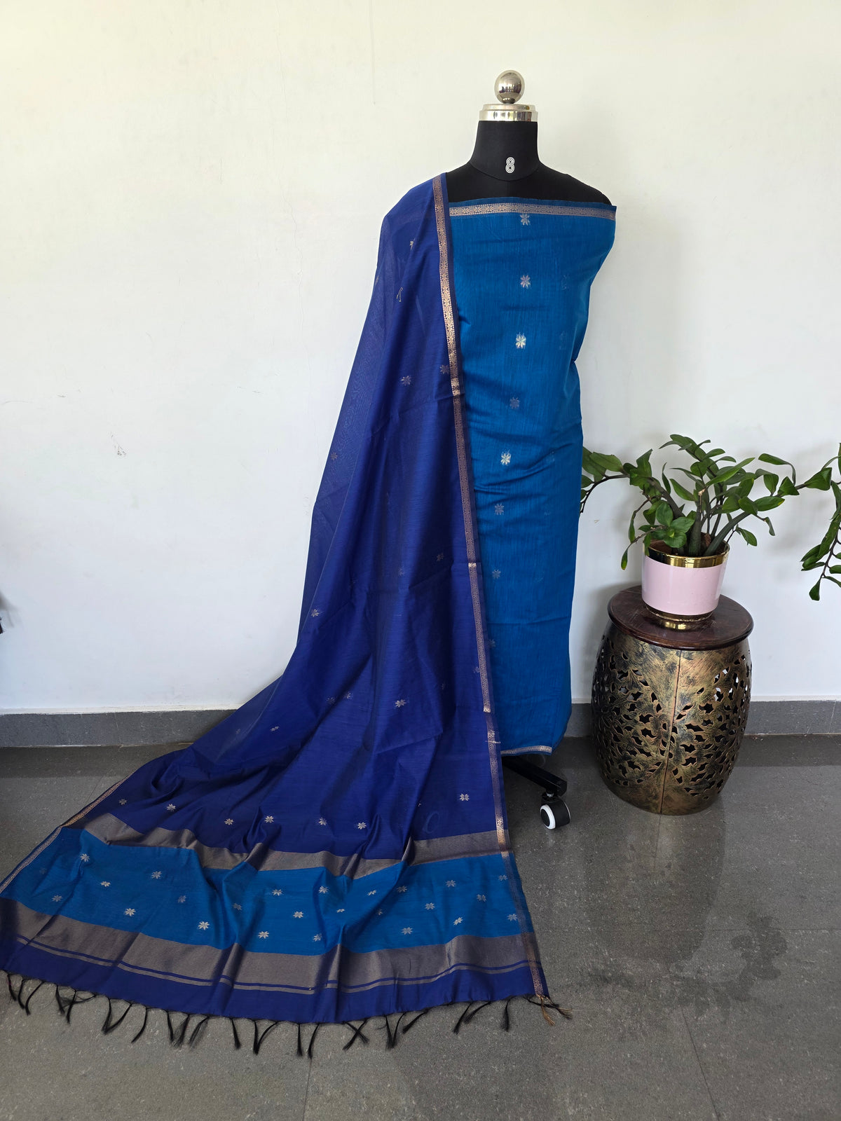 Semi Maheshwari silk salwar set-SM276