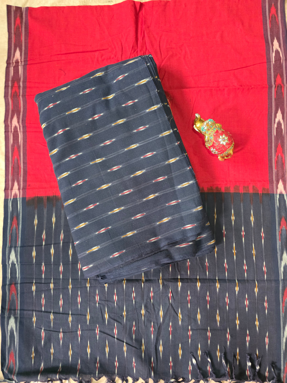 Pochampally ikkat cotton set -WW349