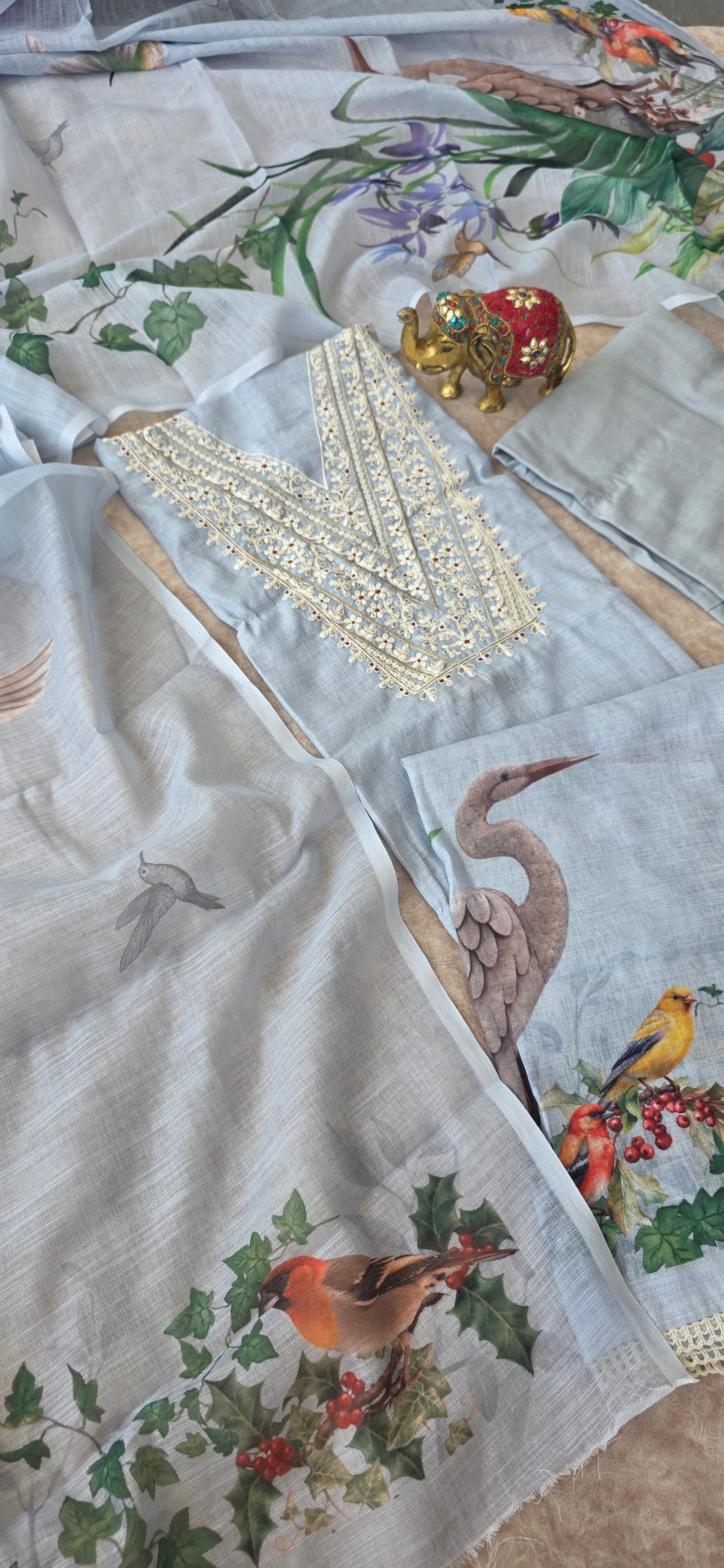 Premium linen cotton set - linen 2