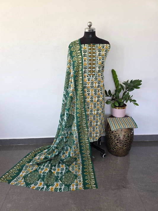 Regular/office wear pure cotton set - RWW7