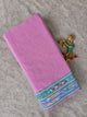 Pure handloom cotton with Pochampally border running material - HRM108