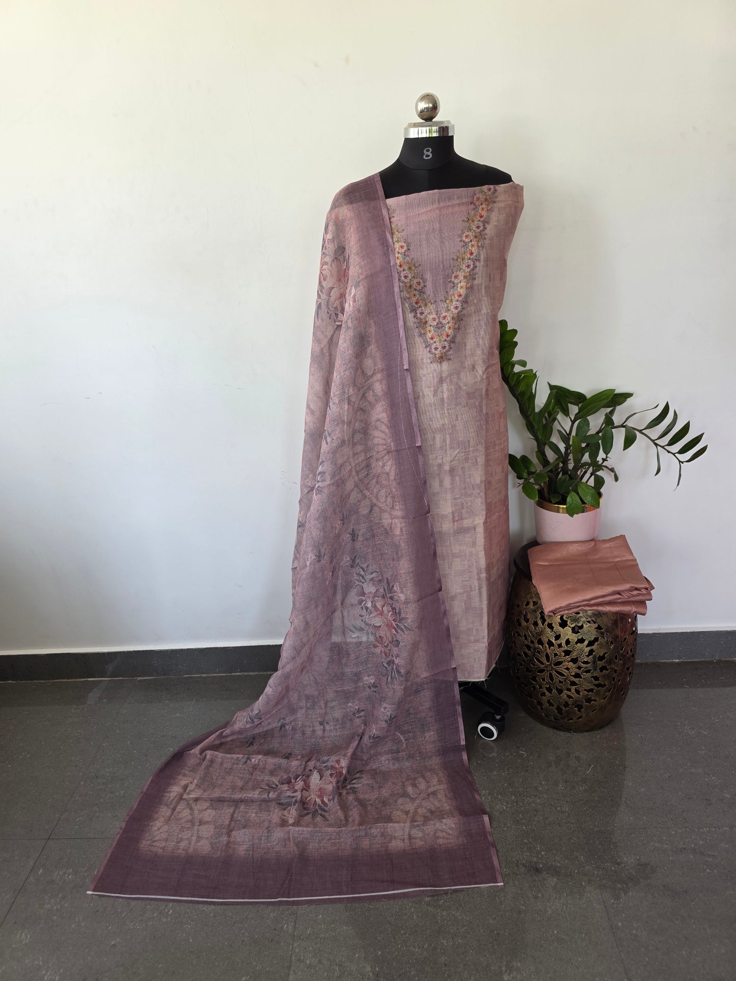 Fancy tissue silk set - CLA120