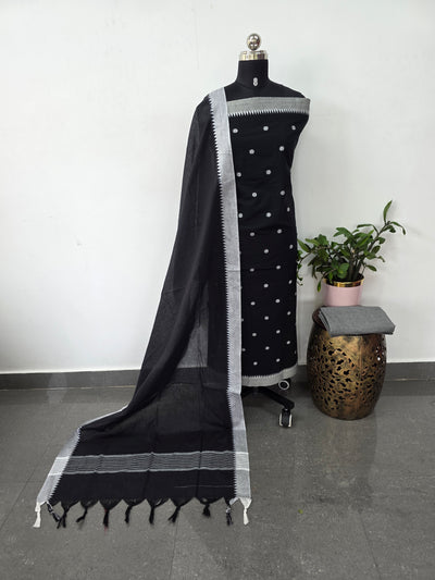 Temple border coin butta south cotton set - HA124