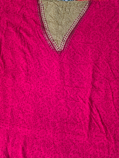 Handblock georgette salwar set -GE120