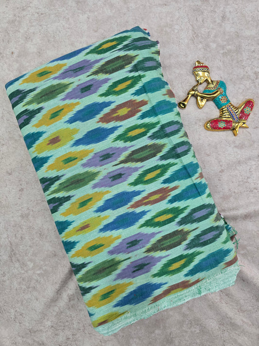 Multi color ikkat running material-NV512