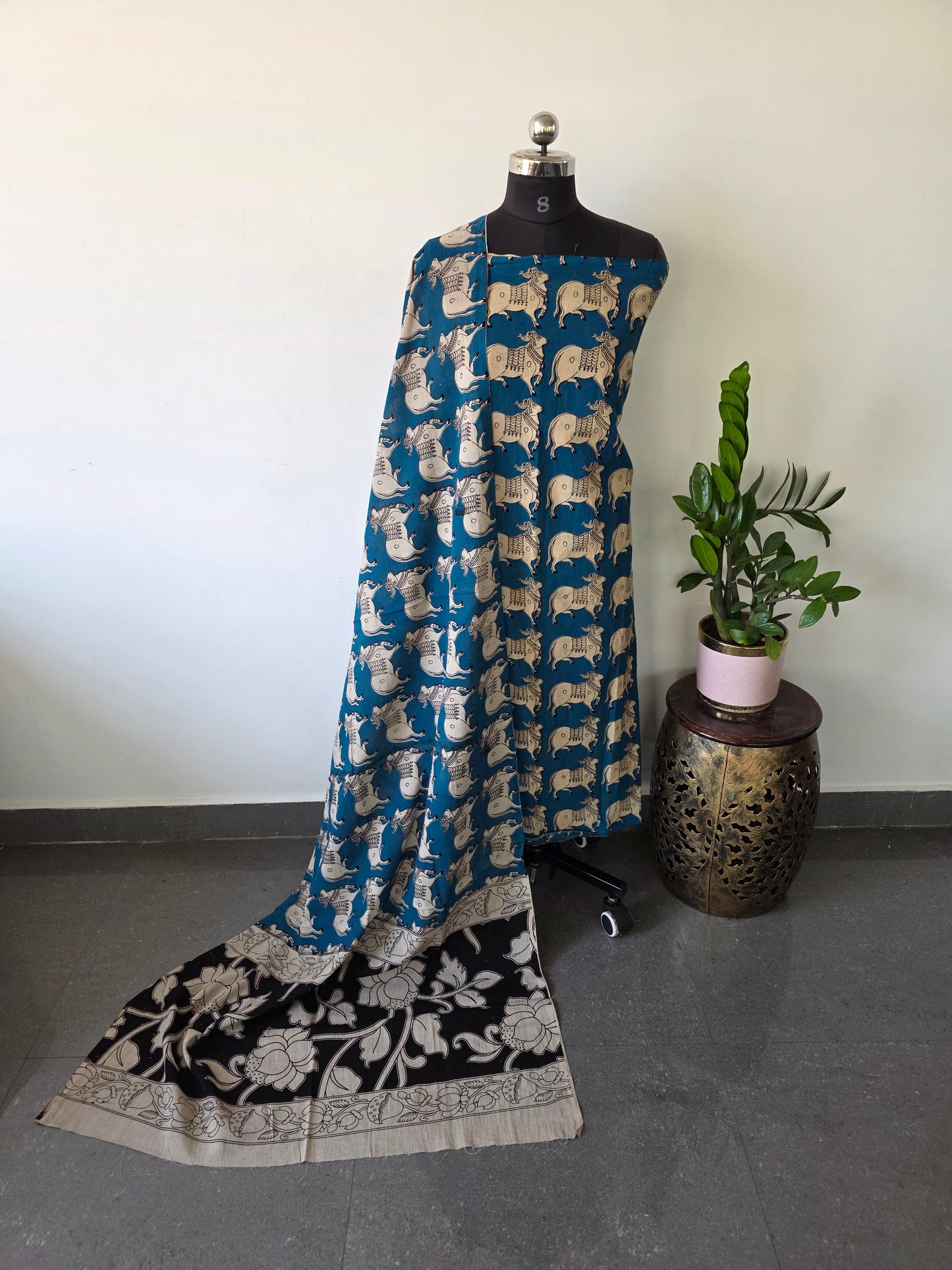 Pure kalamkari cotton salwar ( 2 pc set ) - AK120