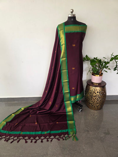 Kovilpattu soft silk set (4.5 mtrs) -NA591