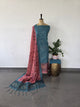 Premium semi soft silk set - CLA256