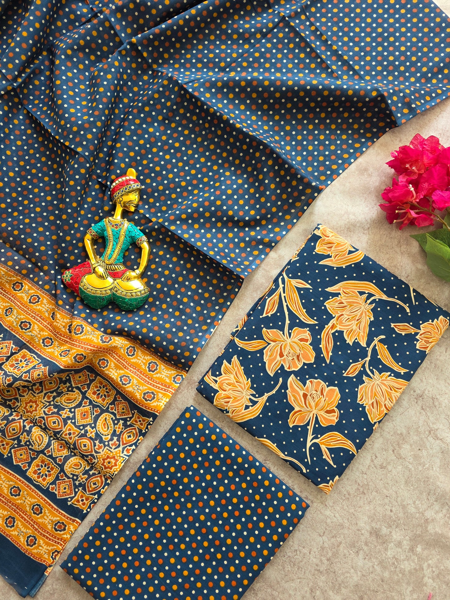 Jaipuri pure cotton set - JA132