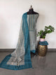 Premium silk cotton with embroidery neck work salwar set - CLA321