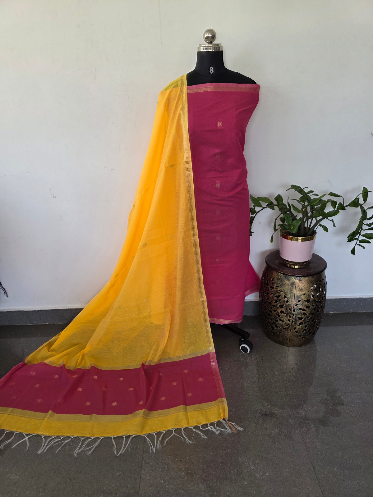 Semi Maheshwari silk salwar set-SM256