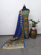 Kalahasthi Handcrafted Penkalamkari bangalore silk set -KH276