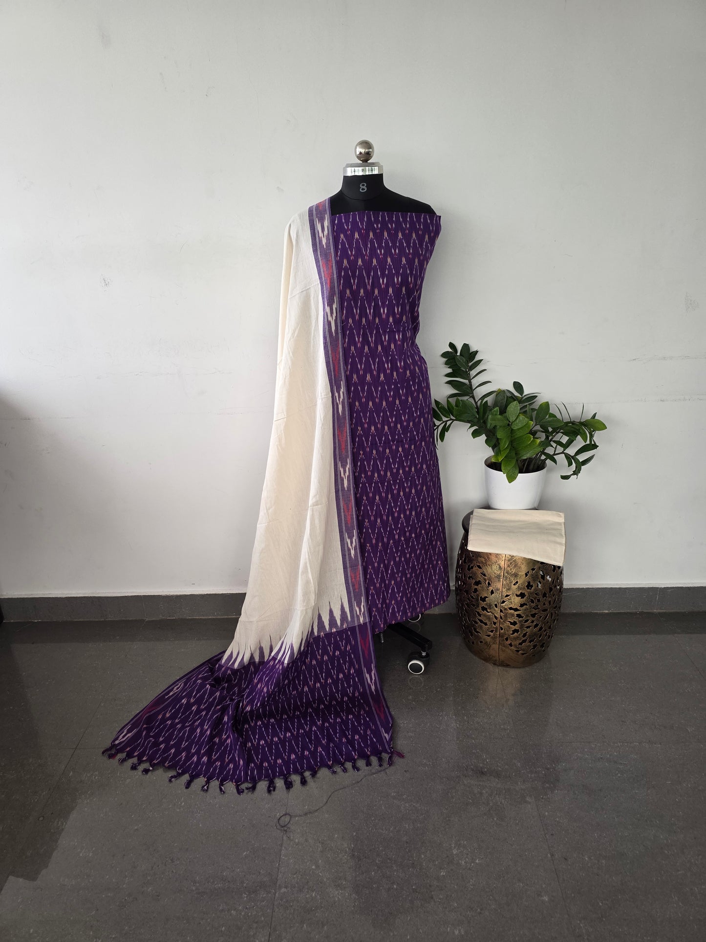 Pochampally ikkat cotton set - PC51