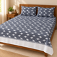 Warp ikkat bed sheets (90*108 2/40s bedsheet with pillow) - WW660