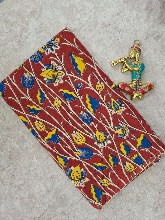 Pure kalamkari cotton running material (0.5mtr)-DK110