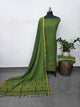 Handloom sequence linen  jamdhani set(3 pcs set) -JMM412