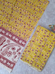 Pure Kalamkari Cotton Salwar Set (2.5 Metres) - Ak356