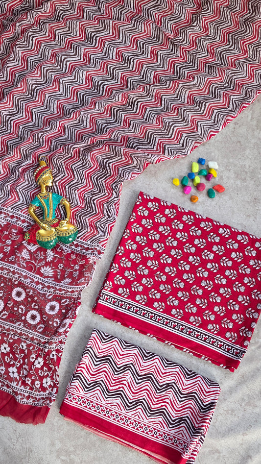 Jaipuri pure cotton set - JL13