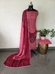 Handcrafted bandhani cotton set  -B162