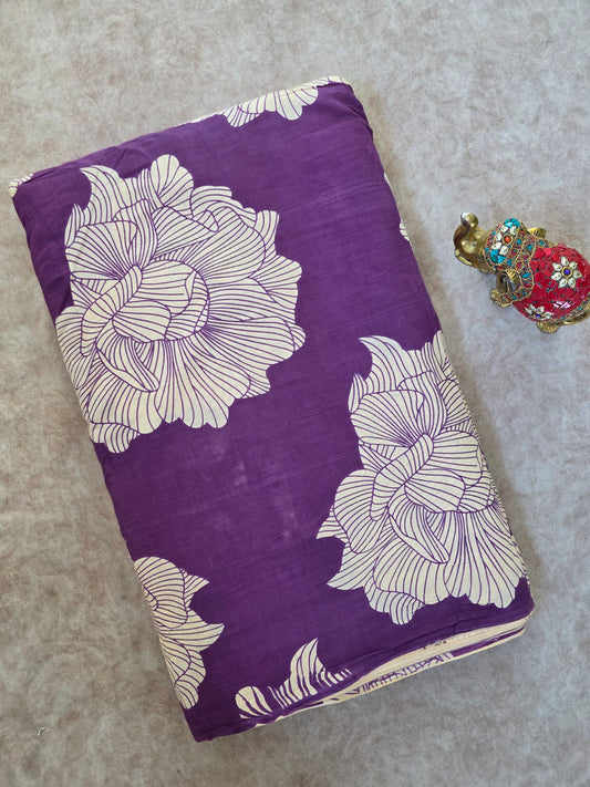 Jaipuri pure cotton running material (0.5 mtrs)-JA326