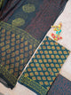 Handblock jaipuri cotton with chiffon duppatta - JA598