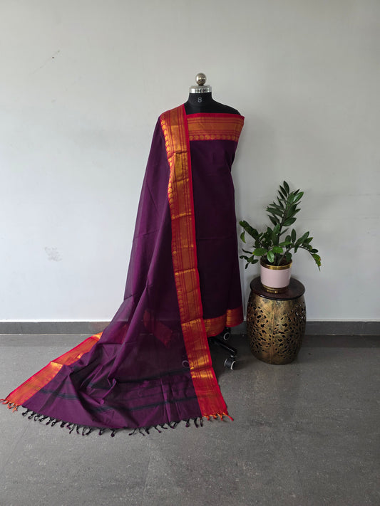 Premium chettinadu cotton set - DU59