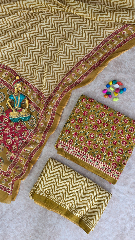 Jaipuri pure cotton set - JL47