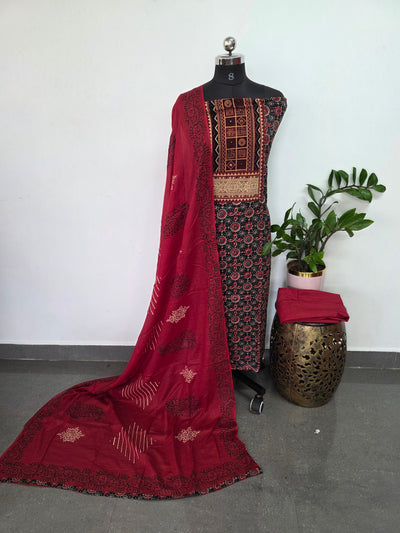 Ajrakh cotton set - BA270