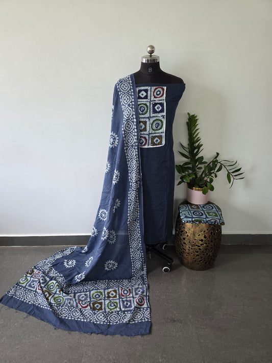 Kantha batik cotton set - BA87