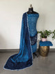 Handcrafted bandhani cotton set  -B165