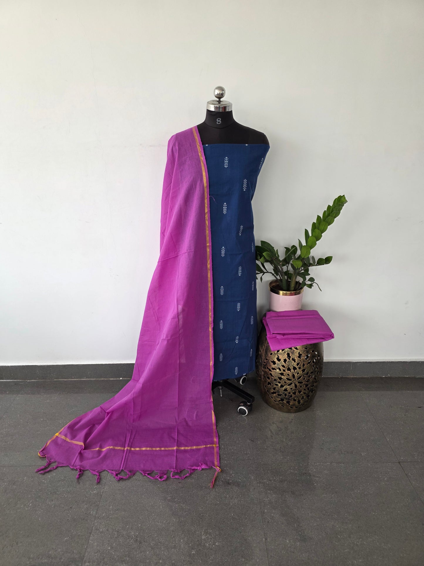 Pure handloom cotton set - HA51