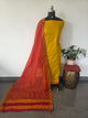 South cotton set with thread border - AS138