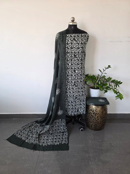 Pure wax batik cotton set - WB32