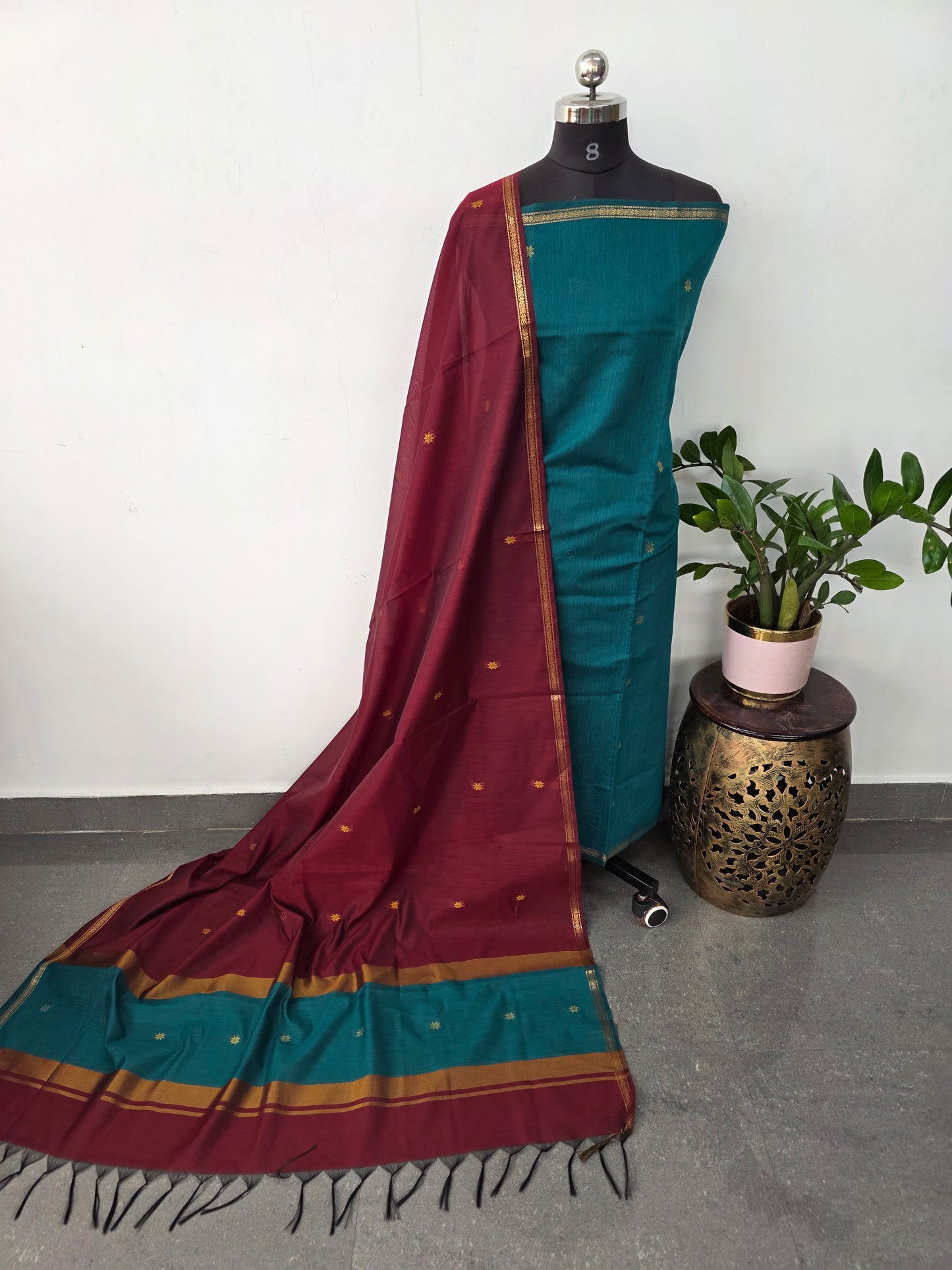 Semi Maheshwari silk salwar set - SM94