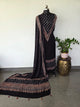 Handcrafted ajrakh modal silk set - HZ212