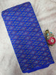 Pochampally sico pattu ikkat silk running fabric - WW133