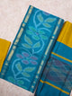 Pochampally sico set with ikkat damn -WW514