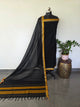 Mercerised narayanapet salwar set (black)(4.5 meters) - NA575