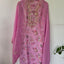 Floral Muslin silk set-VM56
