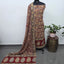 Handblock pure kalamkari cotton with border (2 pc set) - AK507