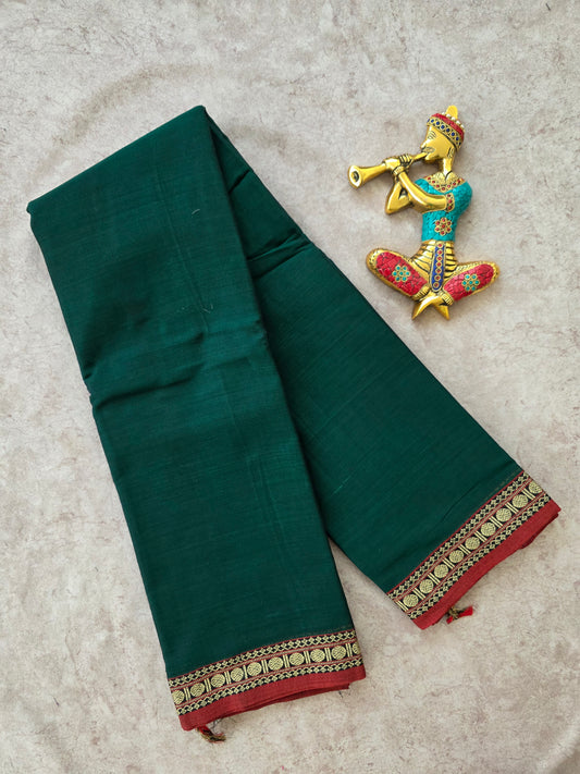 Mercerised checked narayanapet with saree - NA219