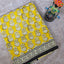 Handblock Jaipuri pure cotton saree - JB66
