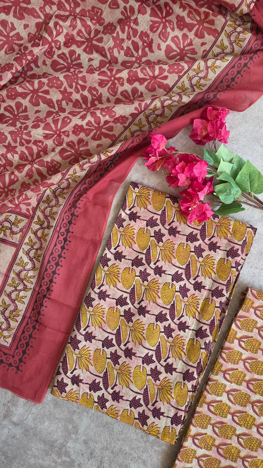 Jaipuri pure cotton set - JA160