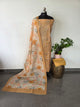 Premium silk cotton with embroidery neck work salwar set - CLA317