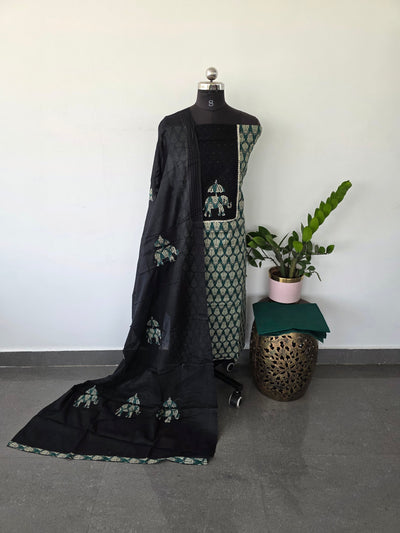 Pure cotton with appliqu√© work - VC48