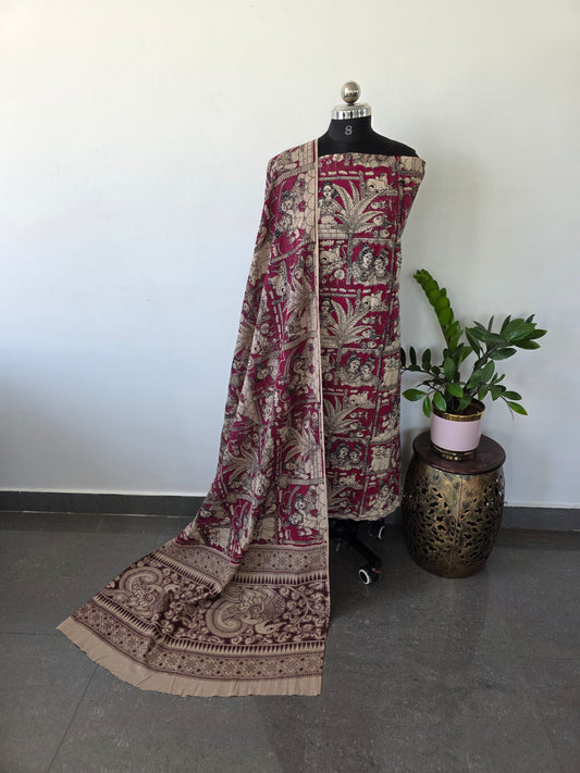 Pure kalamkari cotton salwar ( 2 pc set ) - ES30