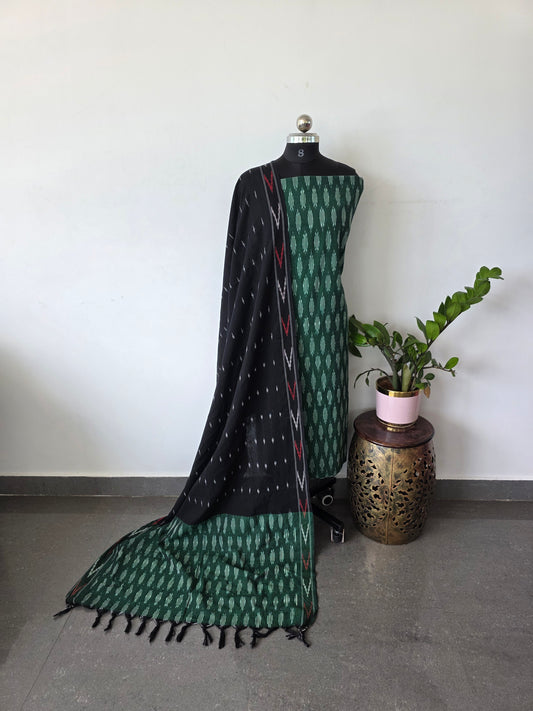 Pochampally ikkat cotton set-VN87