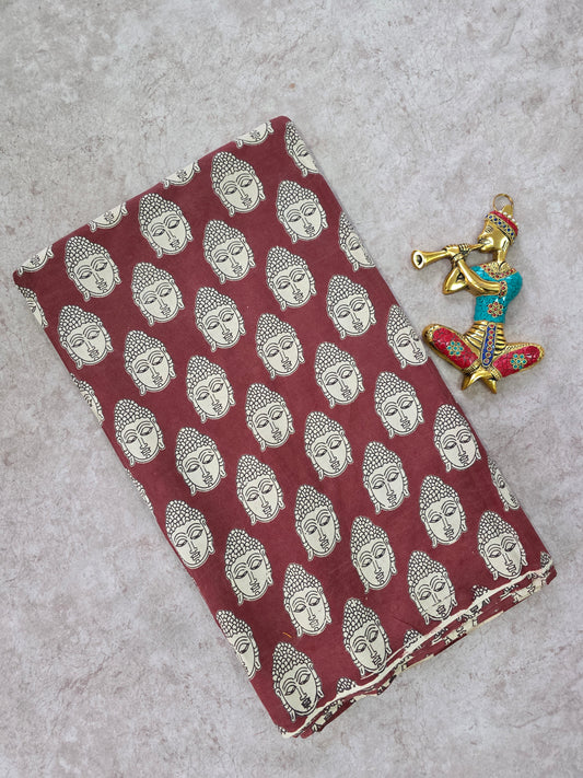 Pure kalamkari cotton running material (0.5mtr)-DK106