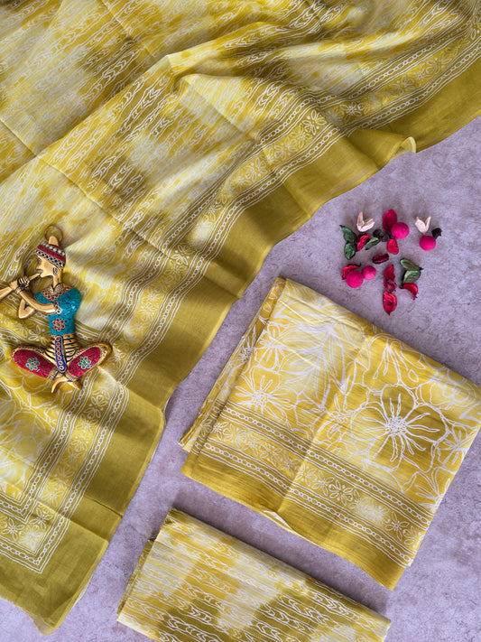 Jaipuri pure cotton set - JA1