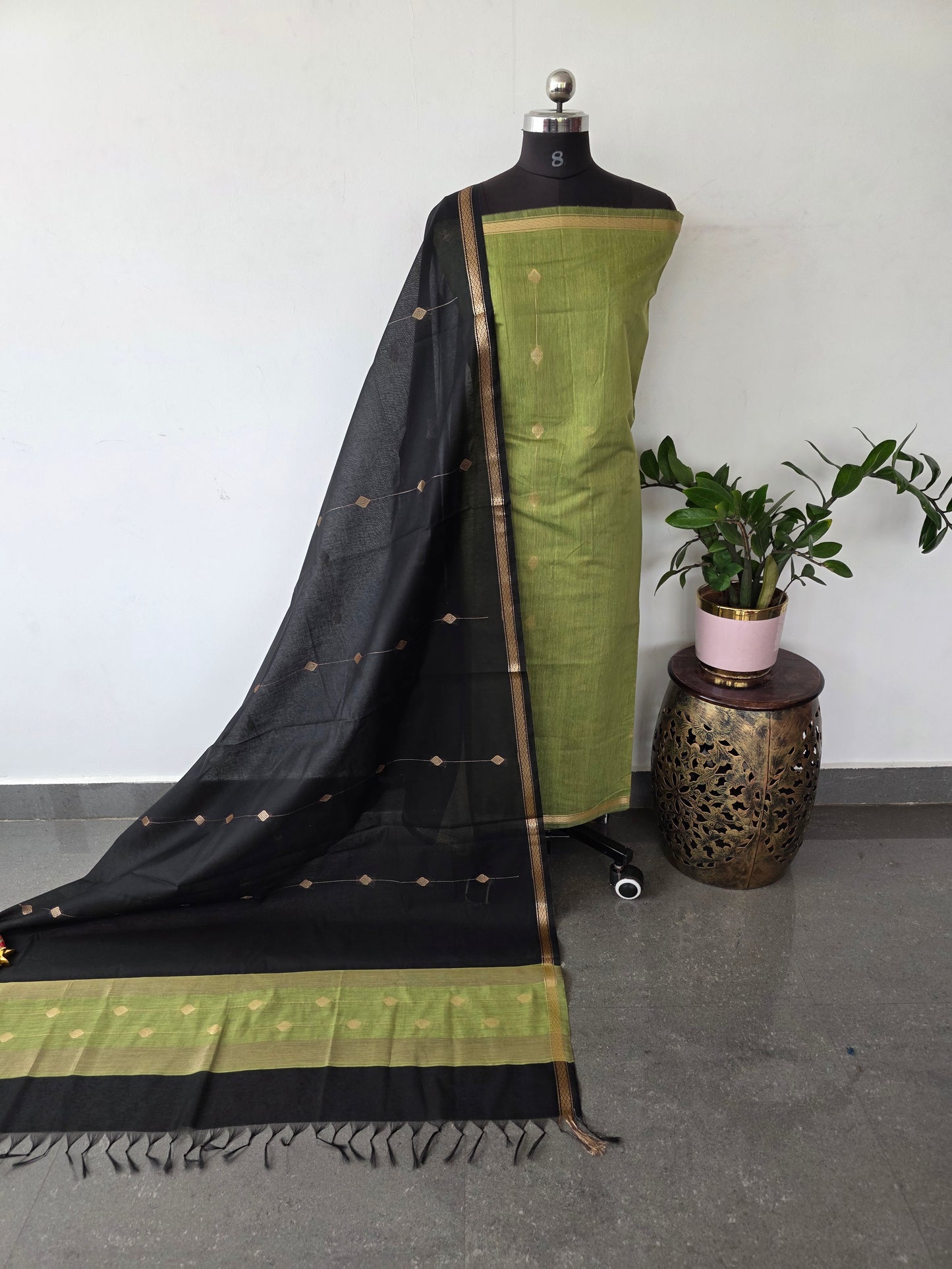 Semi Maheshwari silk salwar set - SM147